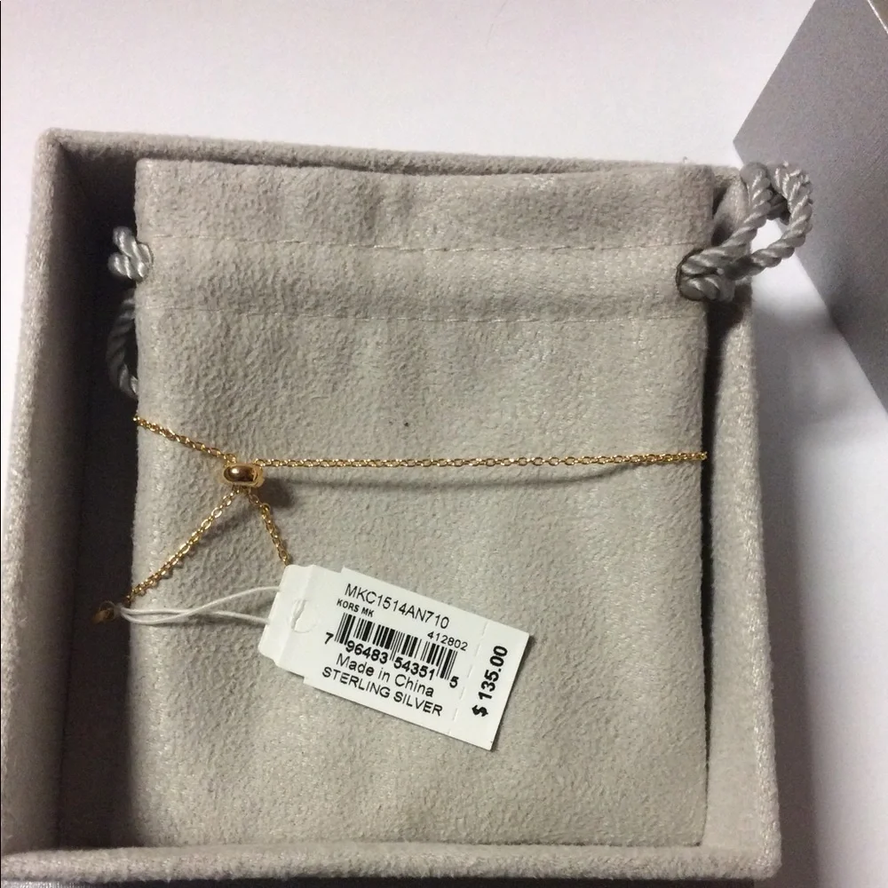 Authentic Michael Kors Pavé Halo Slider Bracelet - Picture 8 of 9